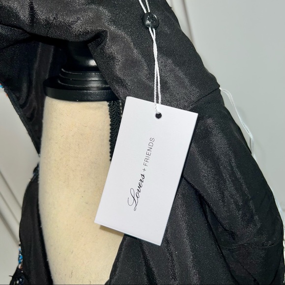 Lovers + Friends Blue Multi Luna Mini Dress | Size M - Picture 8 of 14